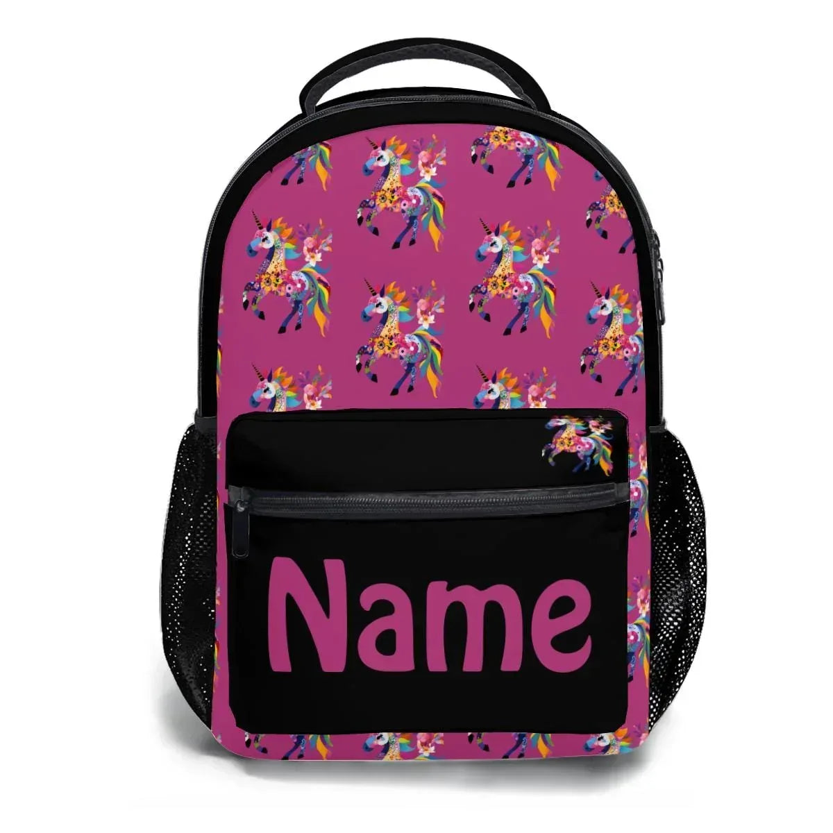 Personalized Kids School Set: Backpack, Lunch Tote & Pen Pouch, Name Gift - Dream Dragons