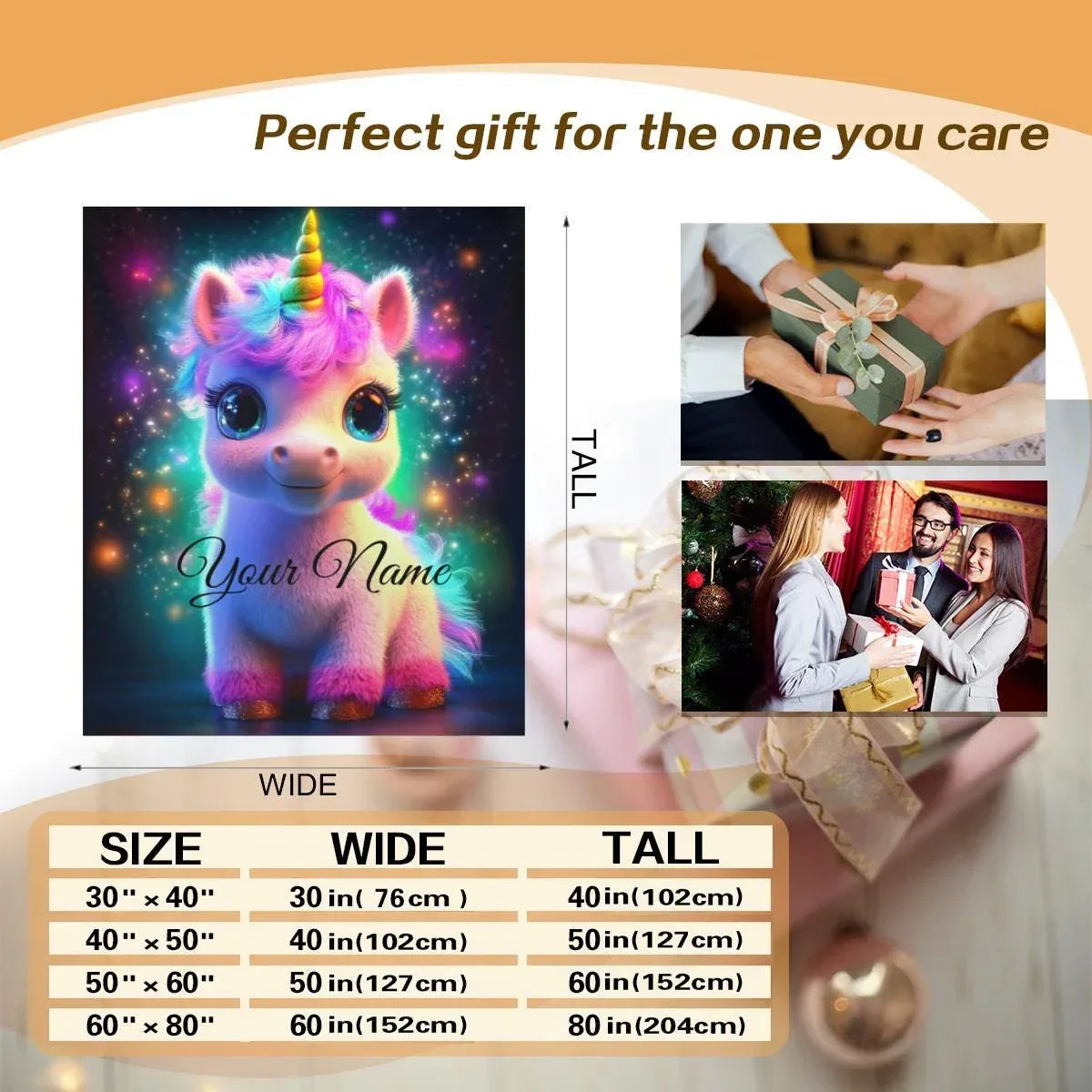 Personalized Cosmic Unicorn Blanket: Magical Galaxy Flannel Fleece Throw, Super Soft - Dream Dragons