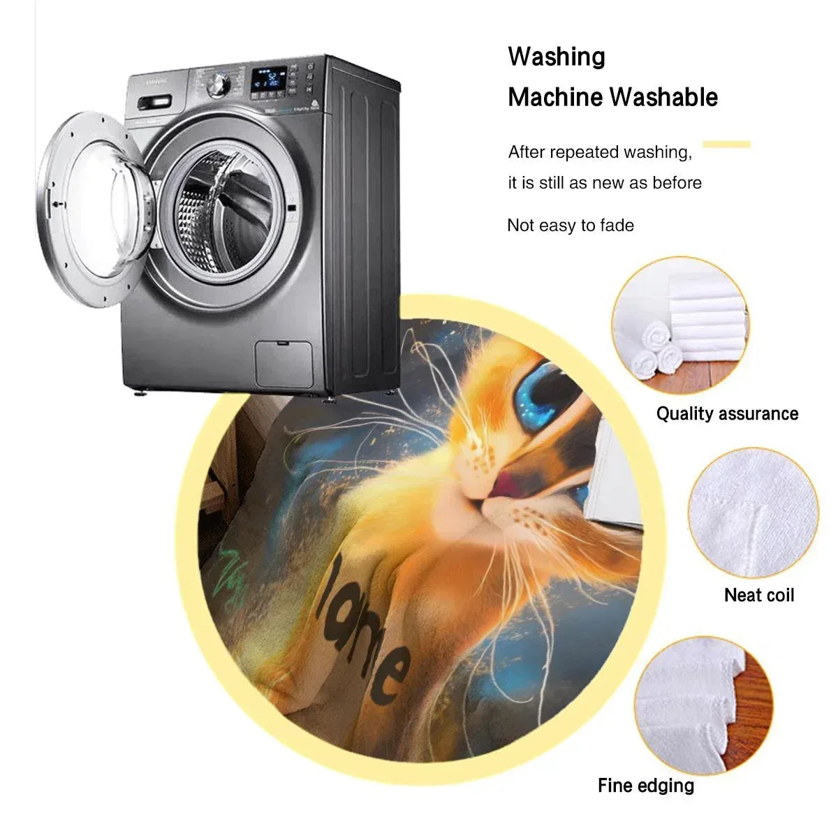 Personalized Starry-Eyed Kitten Blanket: Soft Flannel Fleece Cat Throw, Meow, Name Gift - Dream Dragons