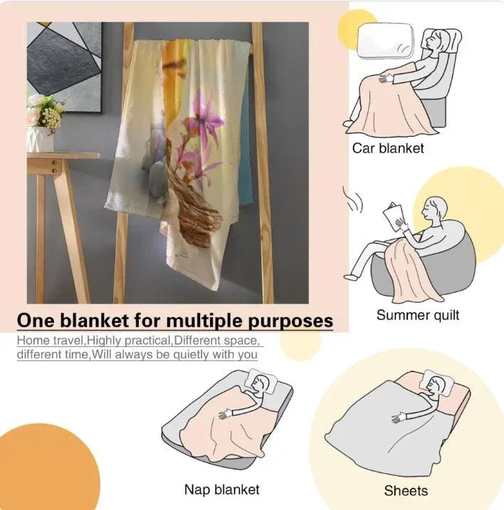 Personalized Tiger Blanket Soft: Wild Animal Jungle Theme Flannel Fleece Throw - Dream Dragons