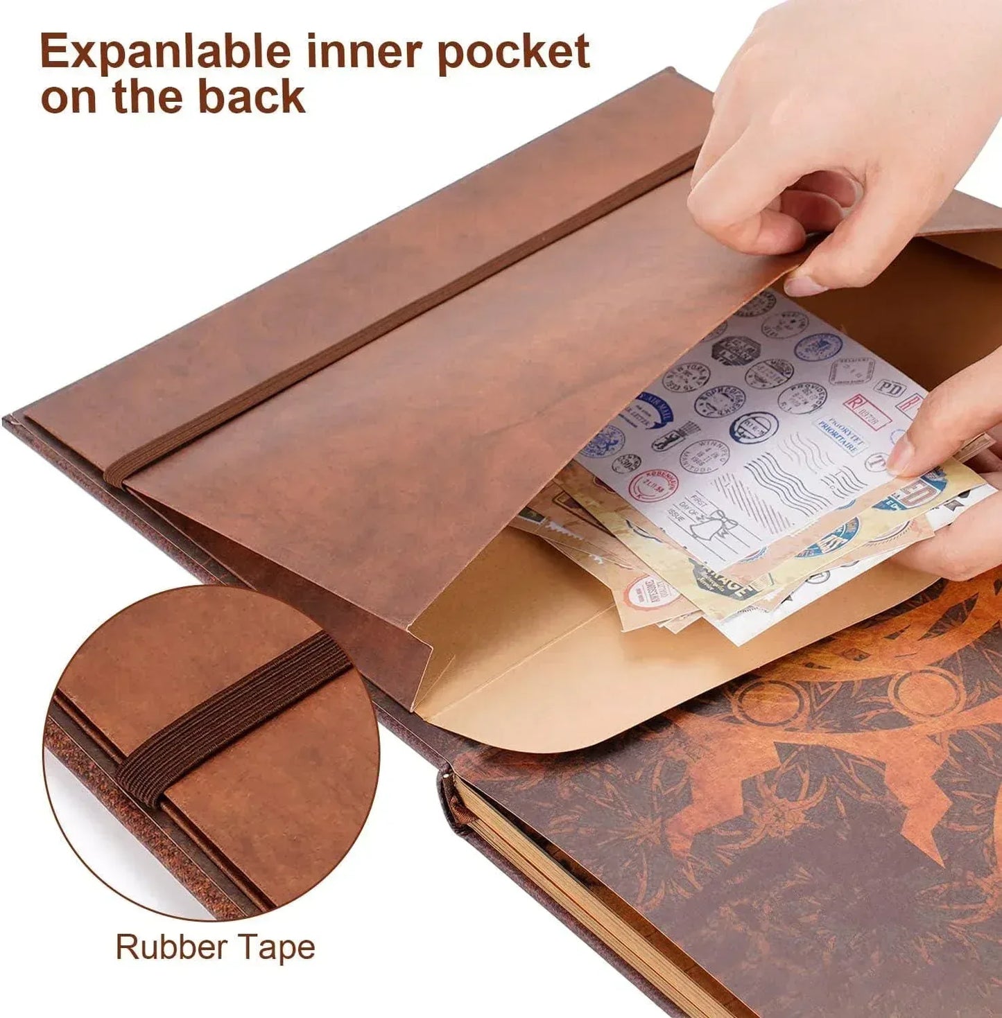 Zodiac Scrapbook Album: Retro Adventure Memory Book, Photo Memory Journal, Keepsake Diary - Dream Dragons