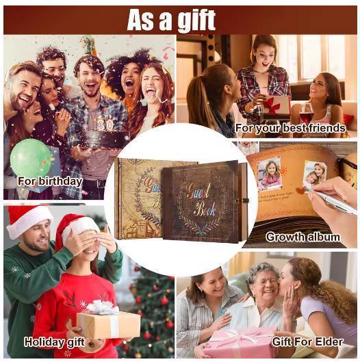 Zodiac Scrapbook Album: Retro Adventure Memory Book, Photo Memory Journal, Keepsake Diary - Dream Dragons