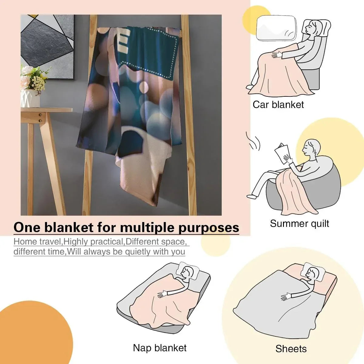 Personalized Football Blanket: Soft Microfiber Flannel Fleece Throw for Soccer Fans, Sport Name Gift - Dream Dragons