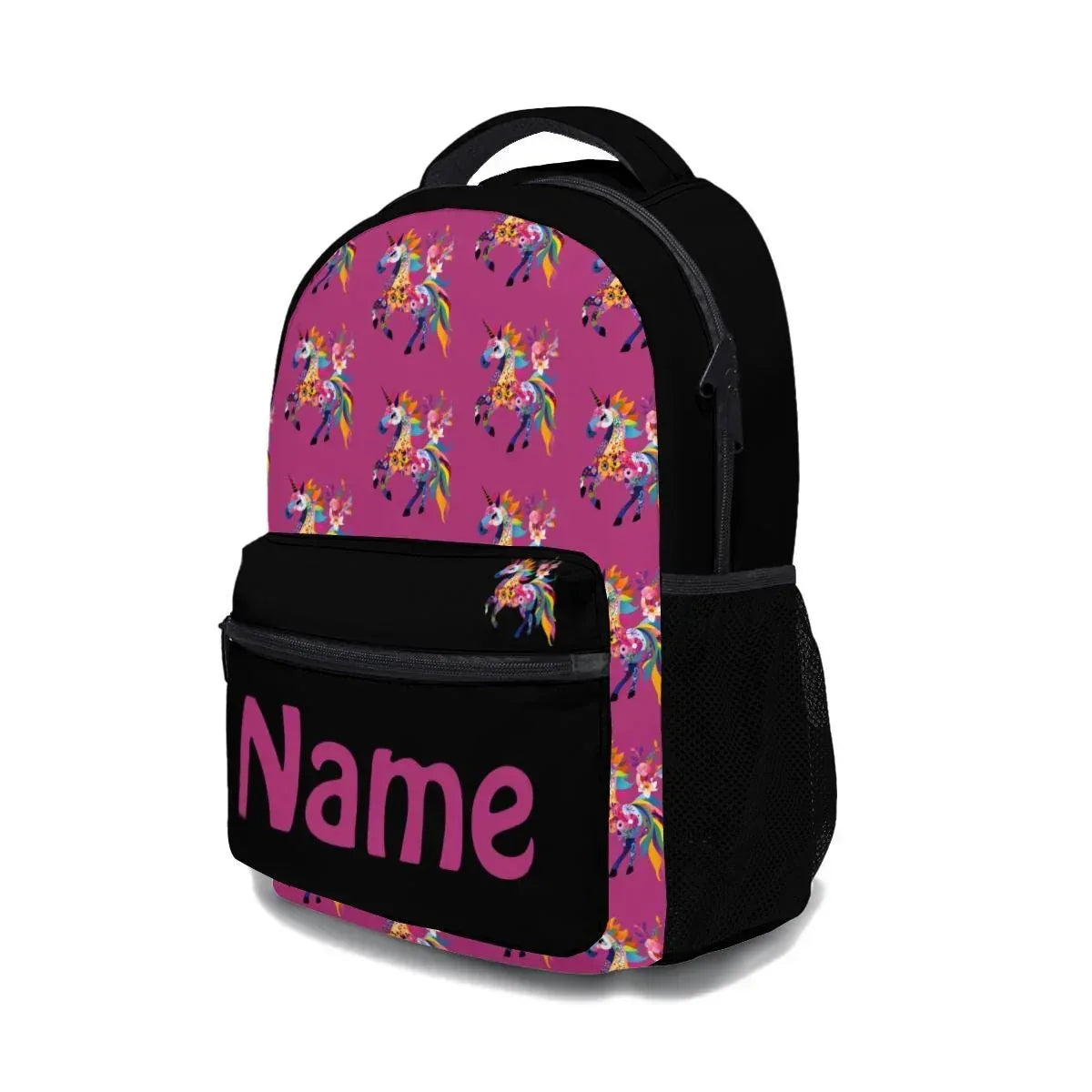 Personalized Kids School Set: Backpack, Lunch Tote & Pen Pouch, Name Gift - Dream Dragons