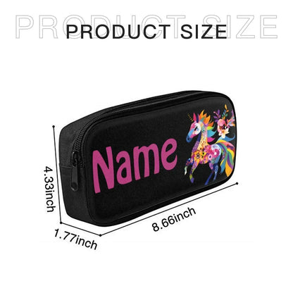 Personalized Kids School Set: Backpack, Lunch Tote & Pen Pouch, Name Gift - Dream Dragons