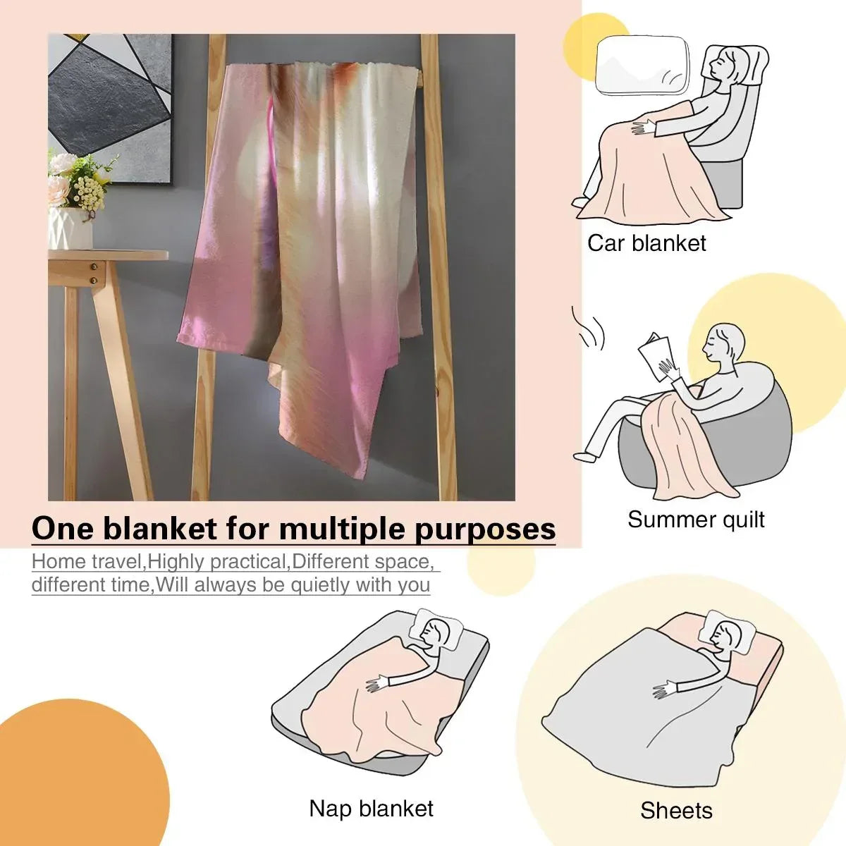 Personalized Kitten Blanket: Whimsical Heart Flannel Fleece Throw, Pink Kitty Cat Lover Gift - Dream Dragons