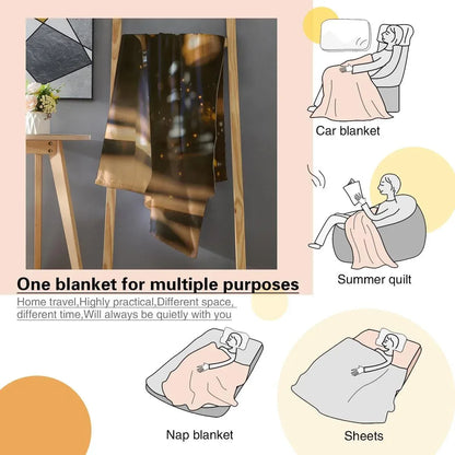 Personalized Chess Blanket: Grandmaster Soft Flannel Fleece Throw, Custom Name Gift - Dream Dragons