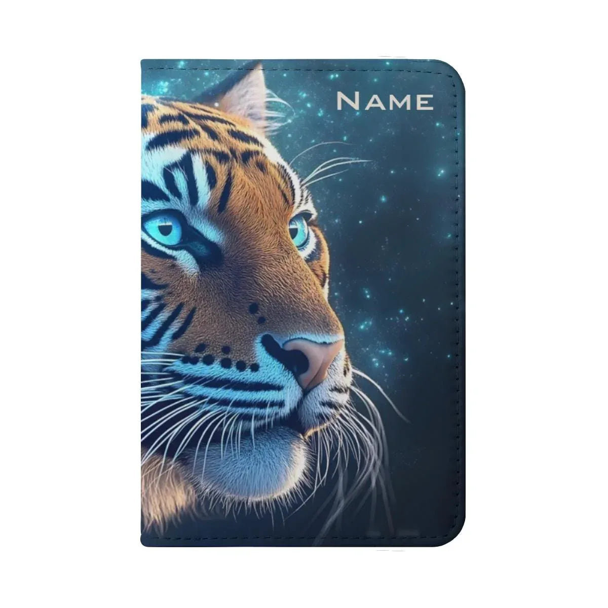 Personalized Tiger Passport Holder: Jungle Animal Design, Travel Gift, Holiday - Dream Dragons