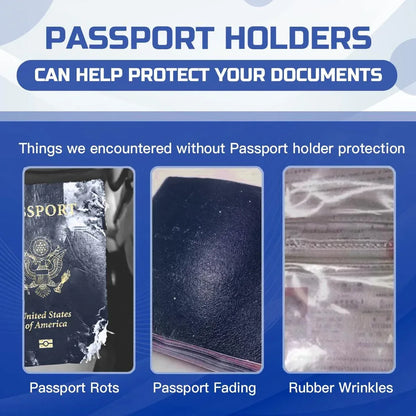 Personalized Celestial Panther Passport Holder: Cosmic Jungle Travel Wallet, Holiday - Dream Dragons