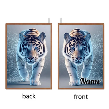 Personalized Blue Tiger Notebook: A5 Jungle Cat Journal for Writing, Keepsake Diary, Name Gift - Dream Dragons