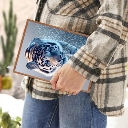 Personalized Blue Tiger Notebook: A5 Jungle Cat Journal for Writing, Keepsake Diary, Name Gift - Dream Dragons
