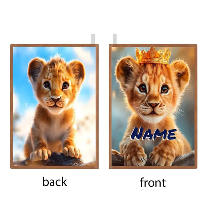 Personalized Lion Cub Notebook: Jungle Safari A5 Journal, Diary Keepsake for Writers - Dream Dragons