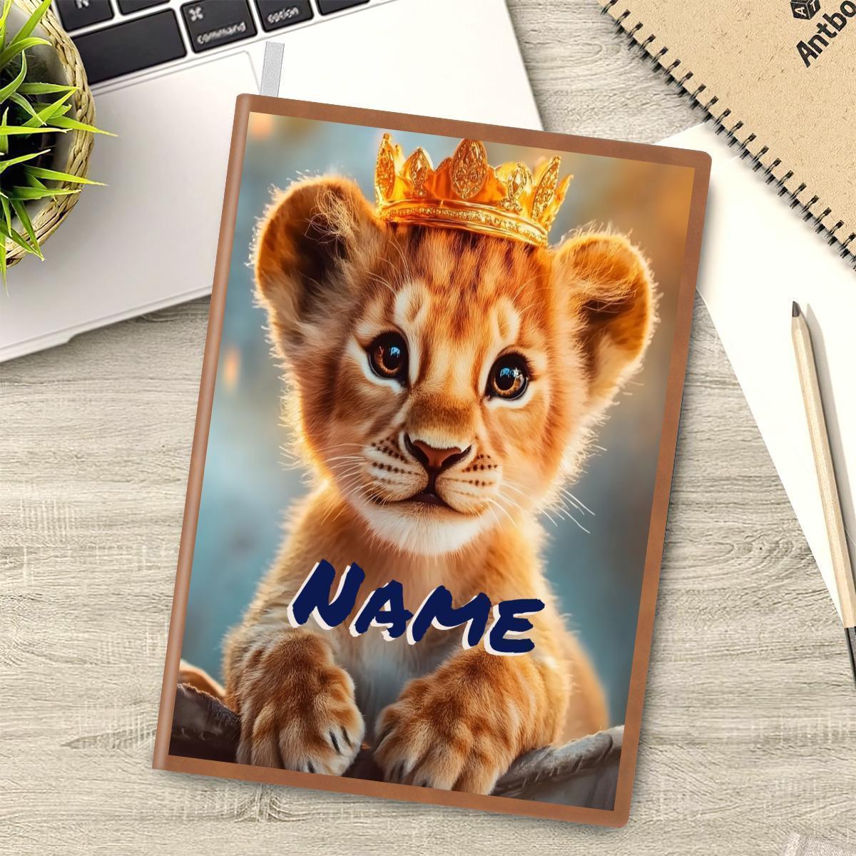 Personalized Lion Cub Notebook: Jungle Safari A5 Journal, Diary Keepsake for Writers - Dream Dragons