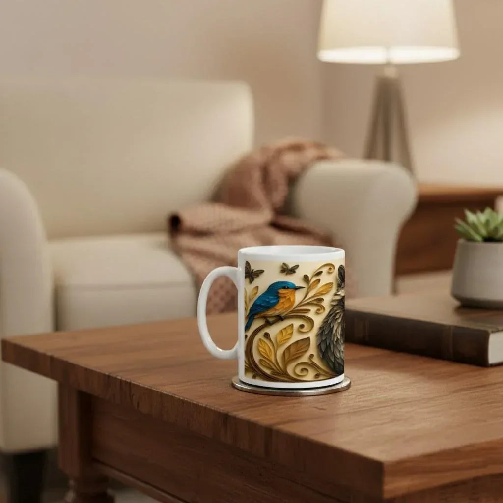 Whimsical Raccoon Mug: Adorable Animal Lover Gift, Hot Chocolate, Coffee Mug, Tea Cup - Dream Dragons