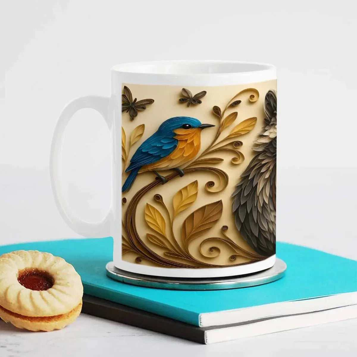 Whimsical Raccoon Mug: Adorable Animal Lover Gift, Hot Chocolate, Coffee Mug, Tea Cup - Dream Dragons