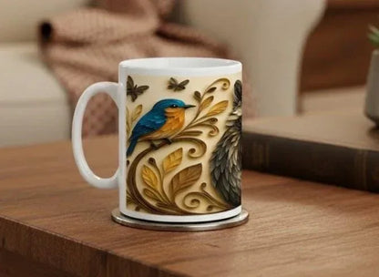 Whimsical Raccoon Mug: Adorable Animal Lover Gift, Hot Chocolate, Coffee Mug, Tea Cup - Dream Dragons