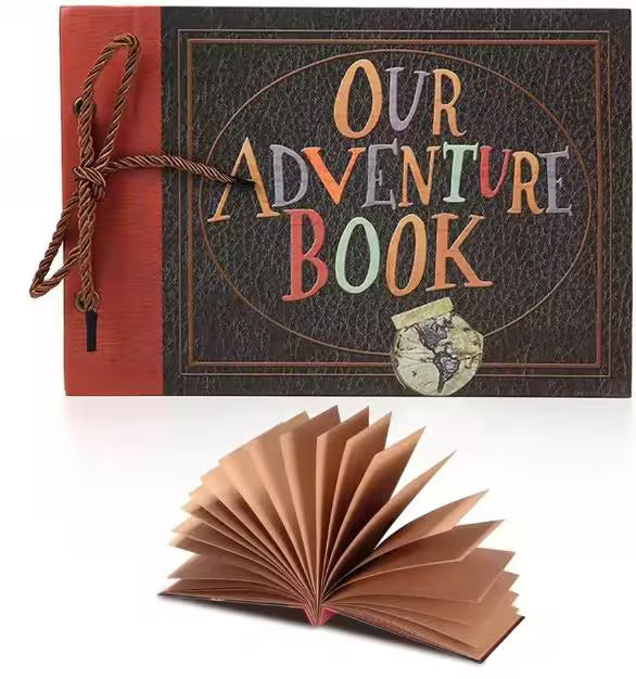 Our Adventure Book Scrapbook Album | Vintage Travel Journal, Anniversary Keepsake