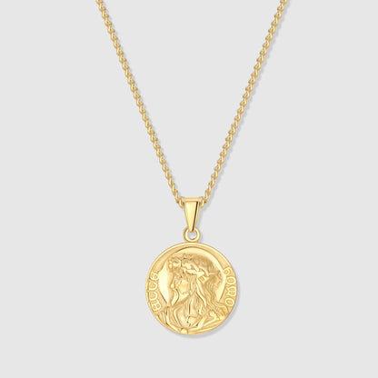 Jesus Crown of Thorns Pendant Necklace | 316L Steel, 22-Inch Chain