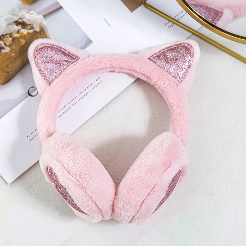 Kawaii Pastel Cat Ear Earmuffs – Cute Warm Winter Ear Muffs | 6 Colours
