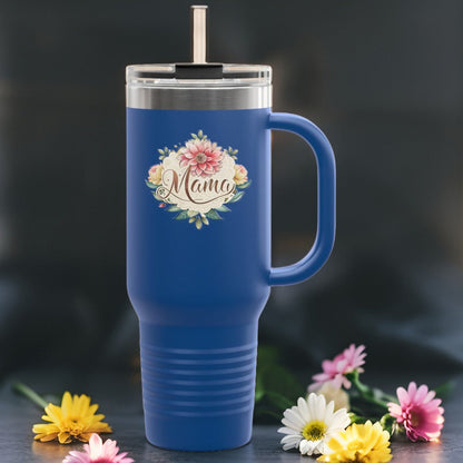 Floral Insulated Travel Mug for Moms - 40oz