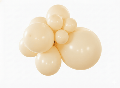 Premium Buttercream Latex Balloon Cluster (5", 11” and 17”)