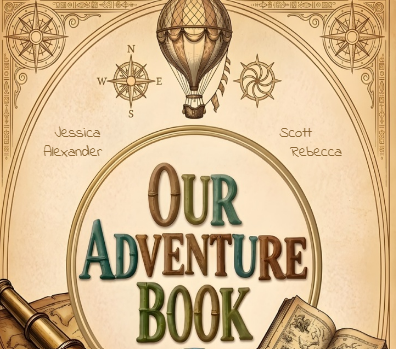 Personalized Our Adventure Book | Family Names A5 Notebook