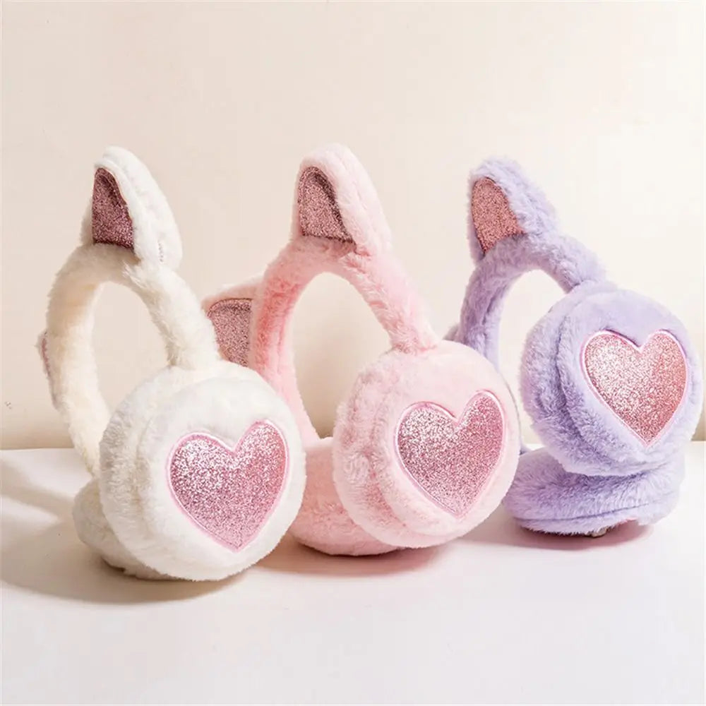 Kawaii Pastel Cat Ear Earmuffs – Cute Warm Winter Ear Muffs | 6 Colours