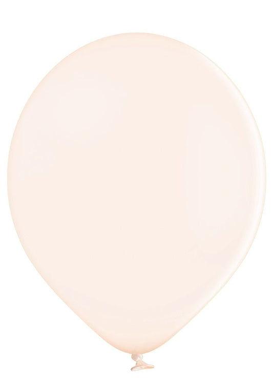 Light blush latex balloon, single balloon