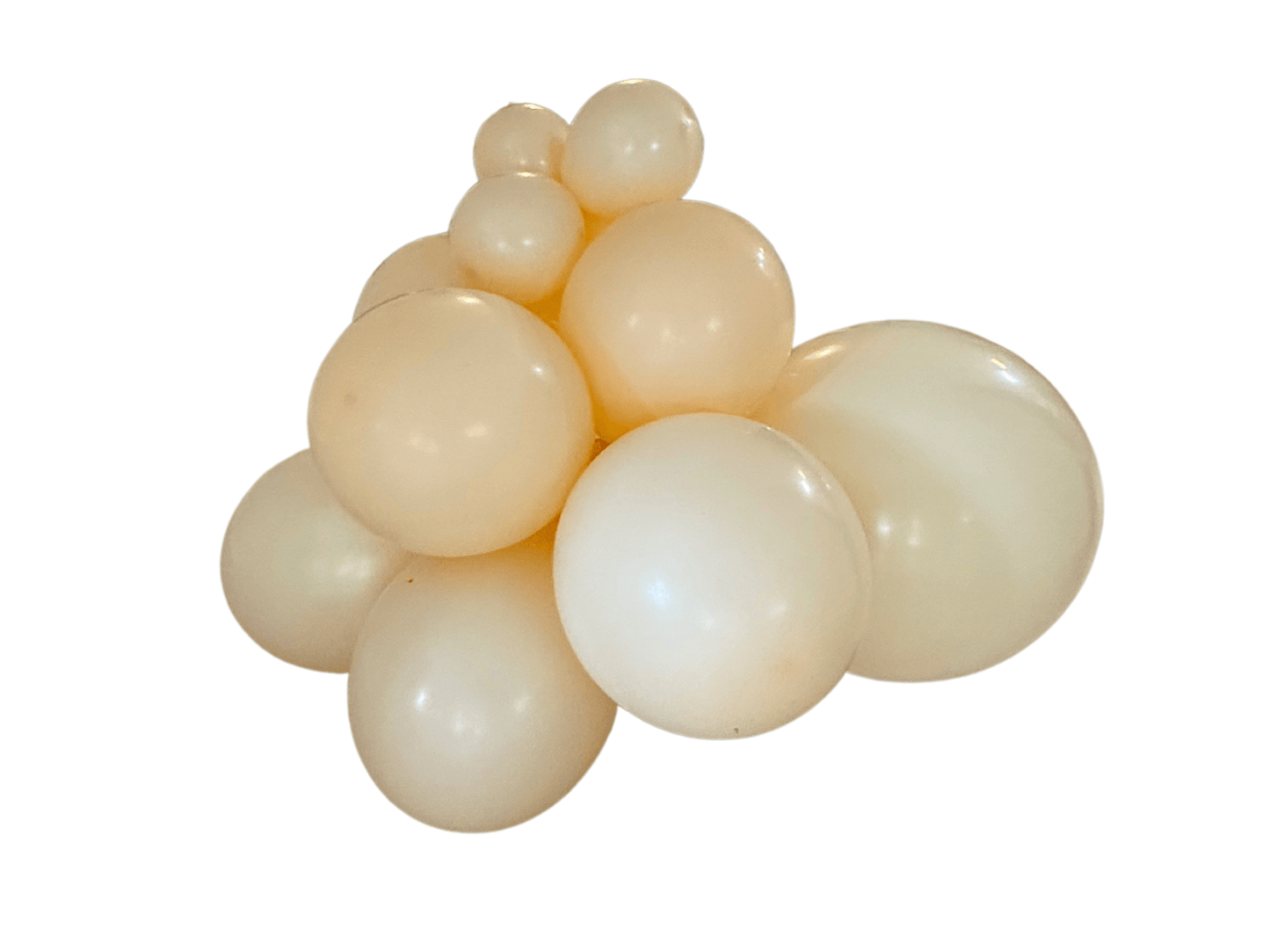 Premium Peach Latex Balloon Cluster (5", 11” and 17”)