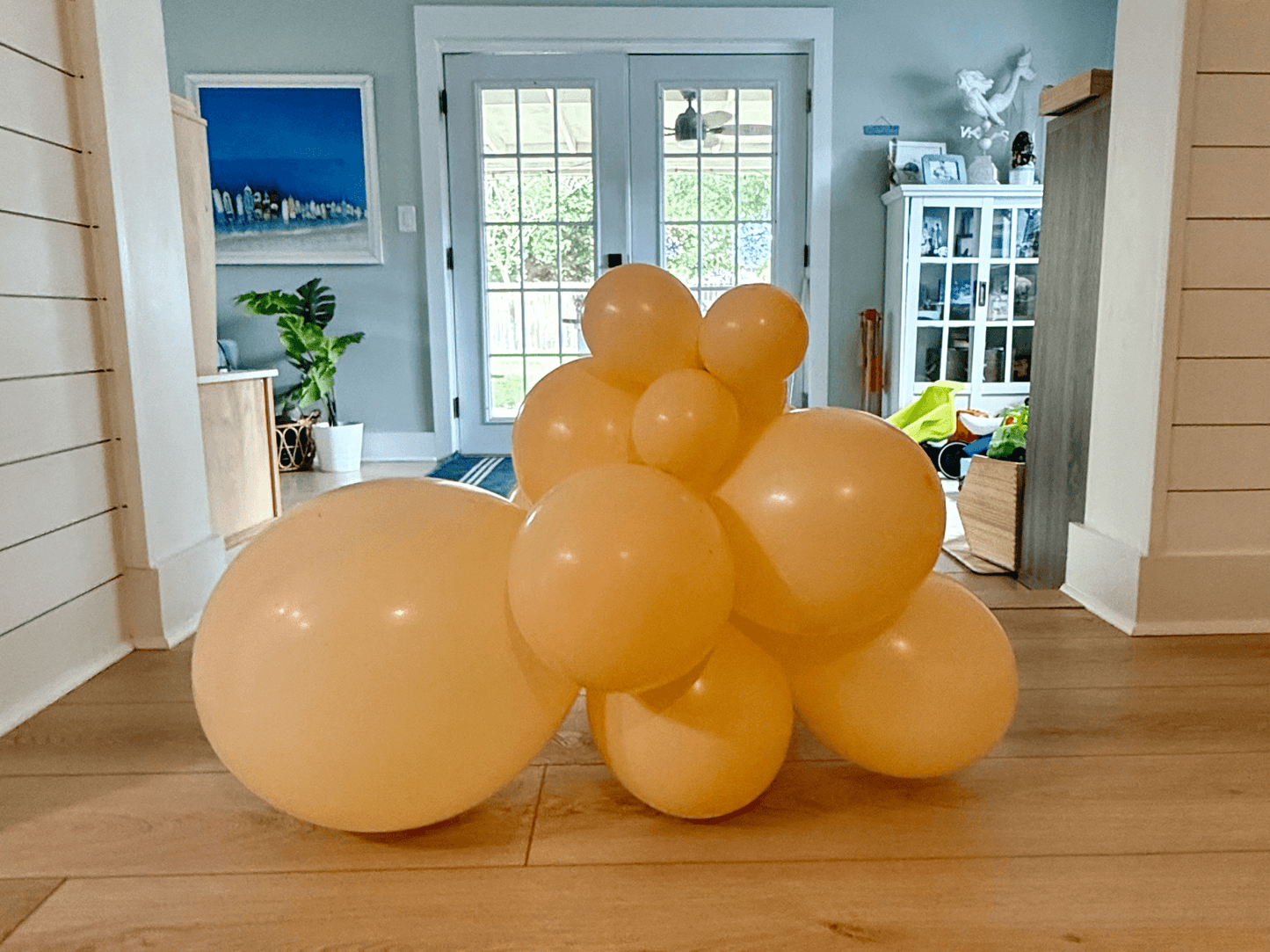 Premium Peach Latex Balloon Cluster (5", 11” and 17”)