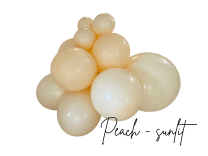 Premium Peach Latex Balloon Cluster (5", 11” and 17”)
