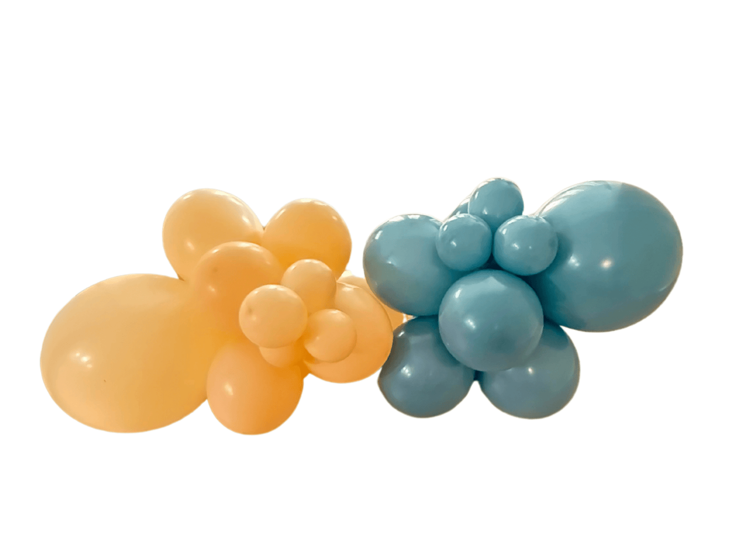 Premium Peach Latex Balloon Cluster (5", 11” and 17”)