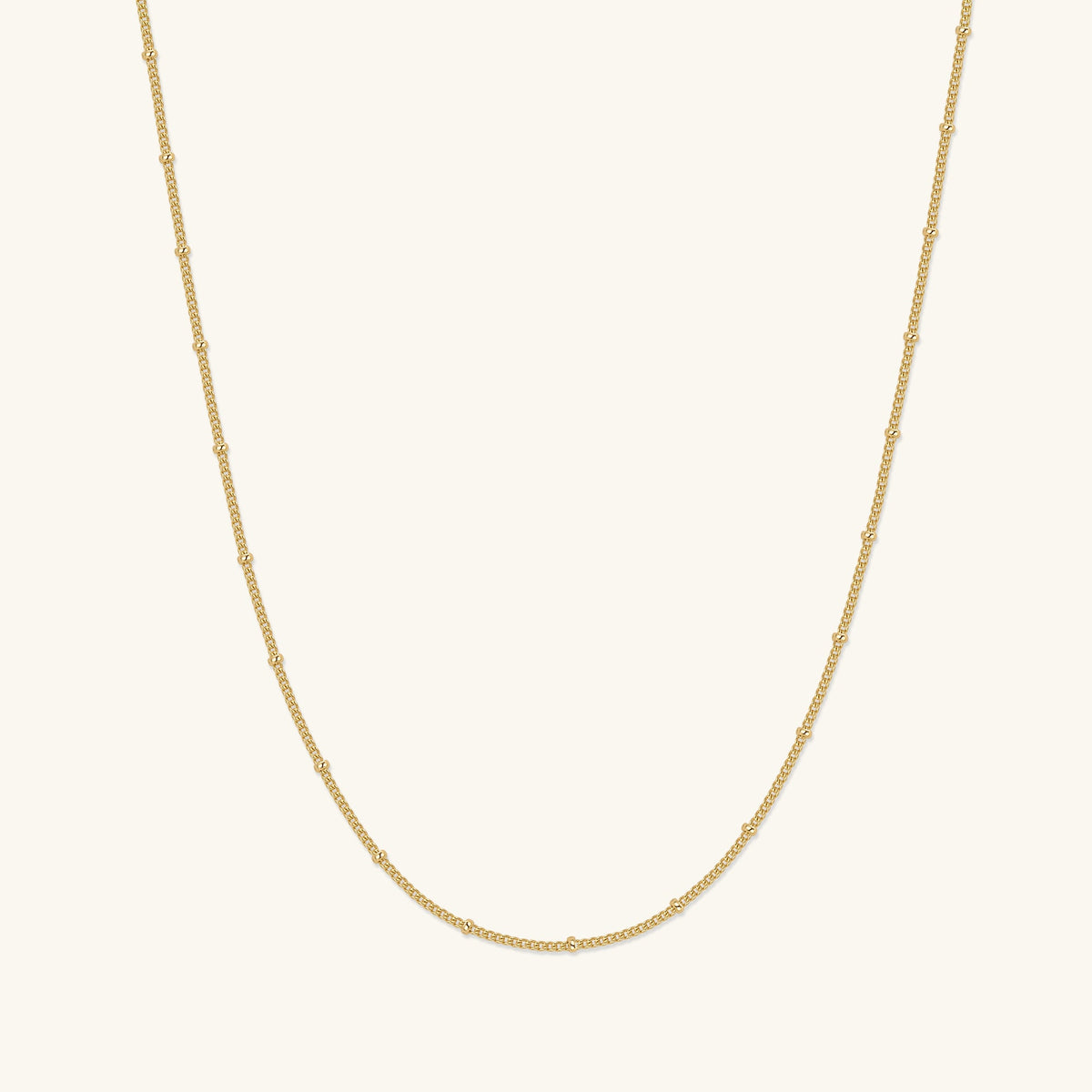 Satellite Bead Choker Necklace | 18K Gold-Plated, Adjustable 14–16 Inches
