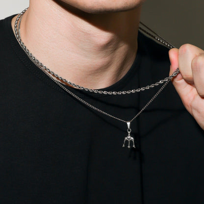 Neptune's Trident Pendant Silver Set