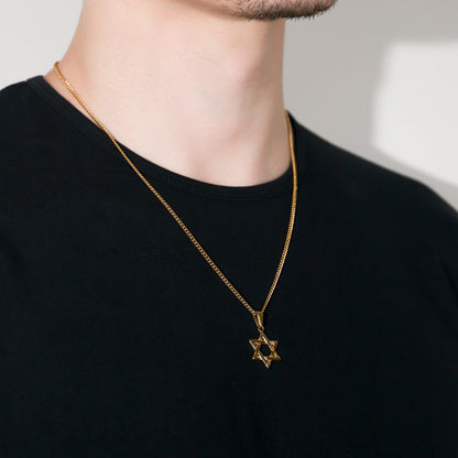 Star of David Pendant Set