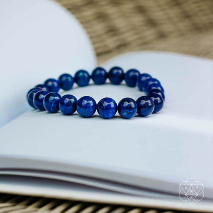 The Blue Focus Bracelet – Natural Lapis Lazuli Bead Bracelet