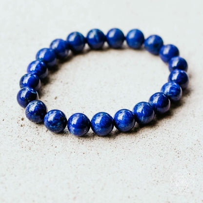The Blue Focus Bracelet – Natural Lapis Lazuli Bead Bracelet