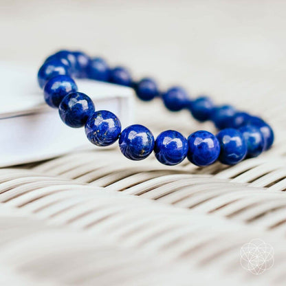 The Blue Focus Bracelet – Natural Lapis Lazuli Bead Bracelet