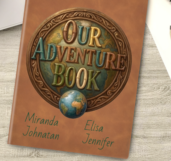 Personalized Our Adventure Book | Family Names A5 Notebook